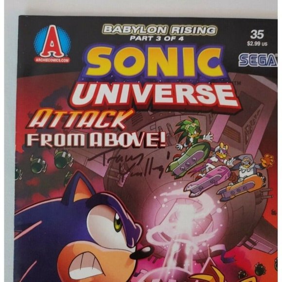Sonic Universe Comic #35 Feb 2012 Babylon Rising Part 3 of 4 Signed Copy - Picture 6 of 10